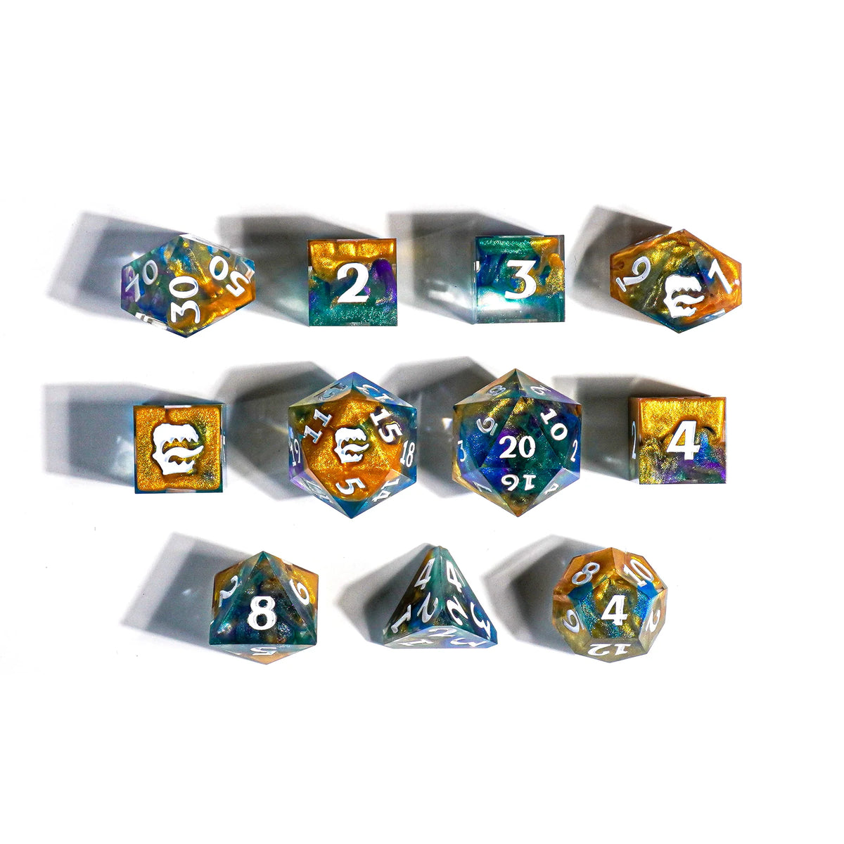 Mimic Dice: Sands of Time 11pc Signature Resin Set