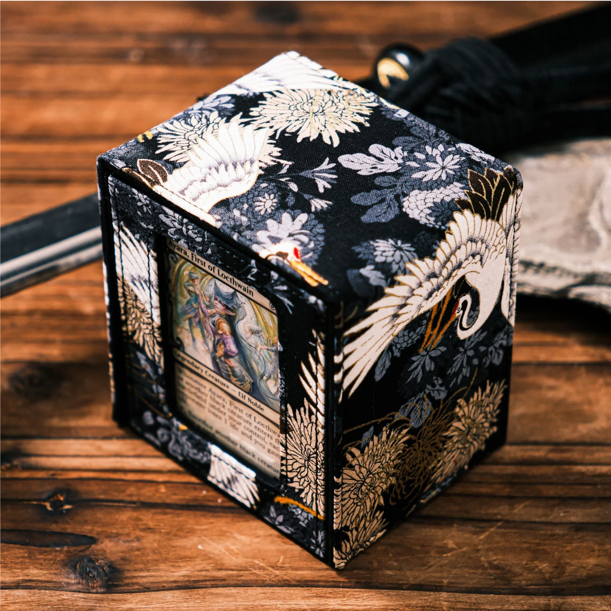 The Shogun Deckimono (Windowed) Black - Midnight Crane