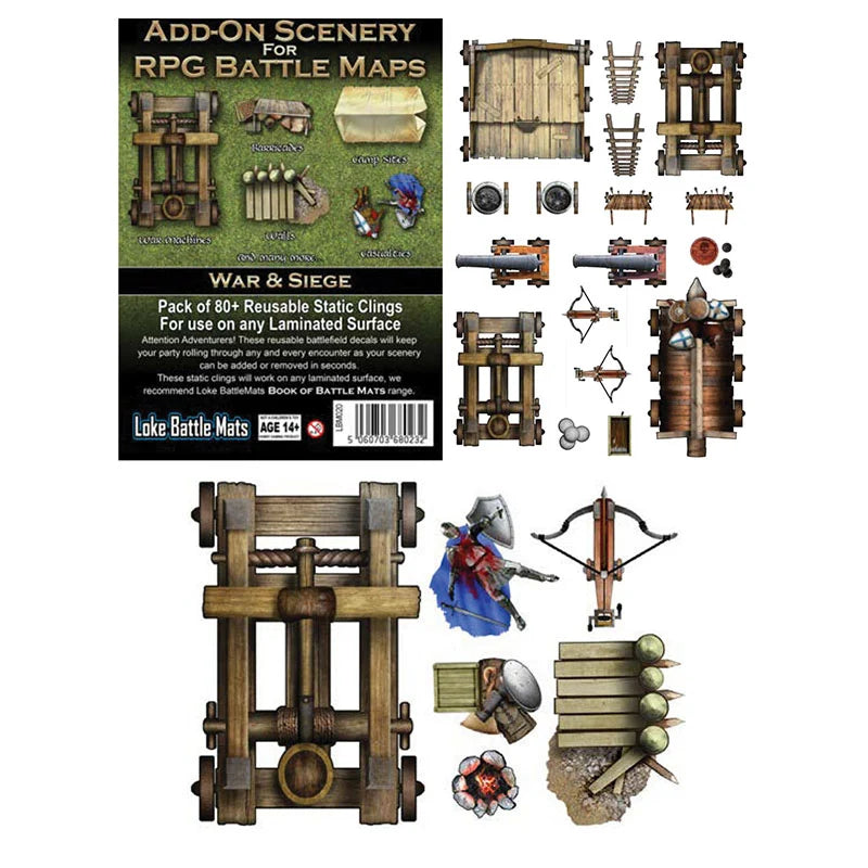 Add On Scenery Pack RPG Maps: War & Siege