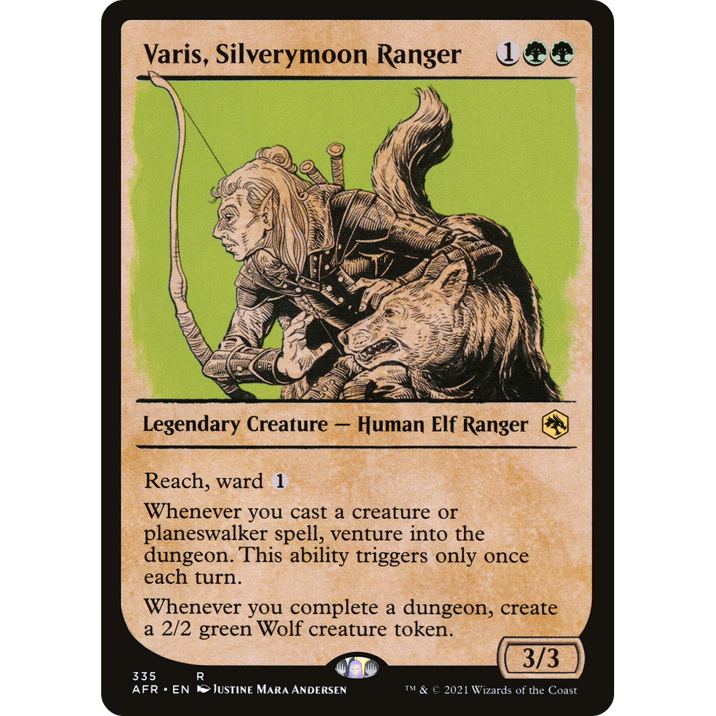 Varis, Silverymoon Ranger (Showcase) (AFR-335) - Adventures in the Forgotten Realms: (Showcase) Foil