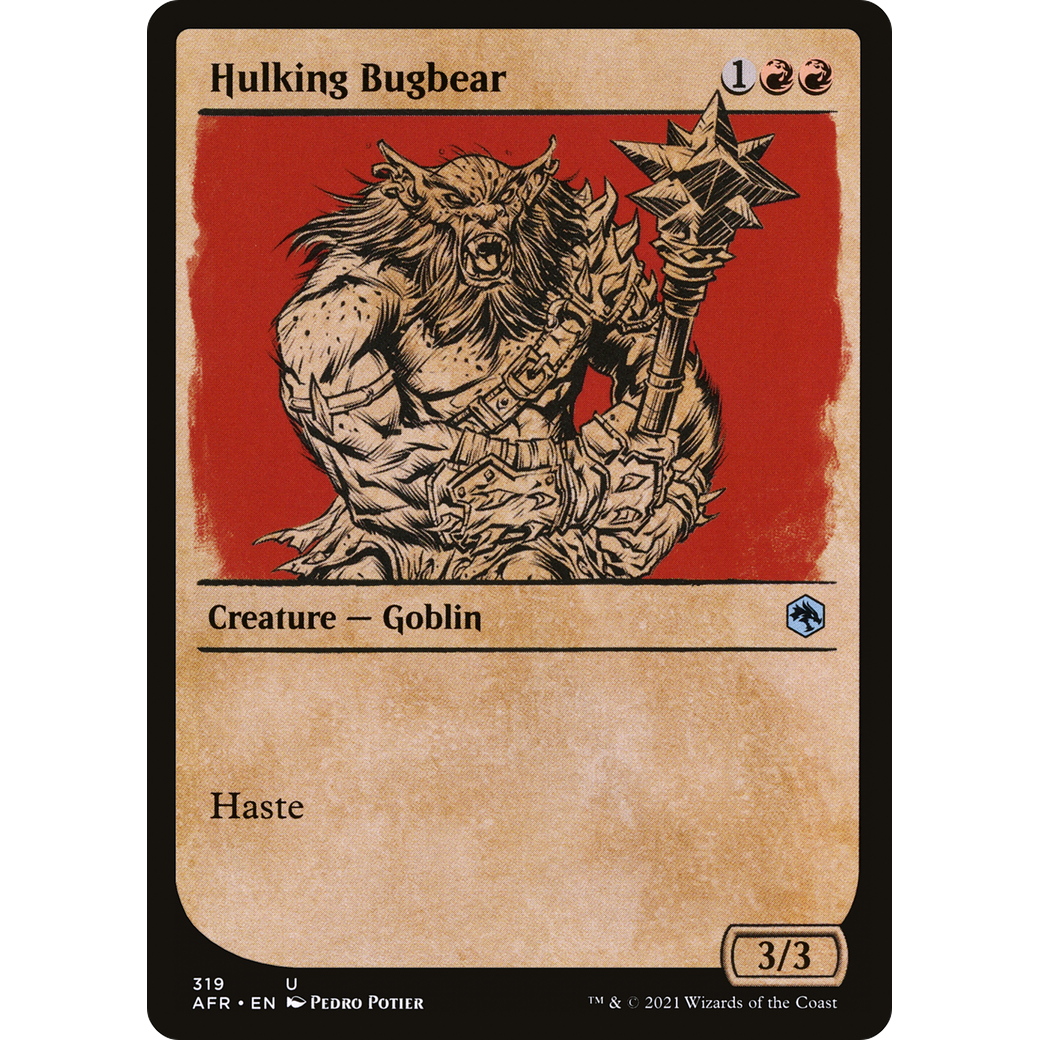 Hulking Bugbear (Showcase) (AFR-319) - Adventures in the Forgotten Realms: (Showcase) Foil