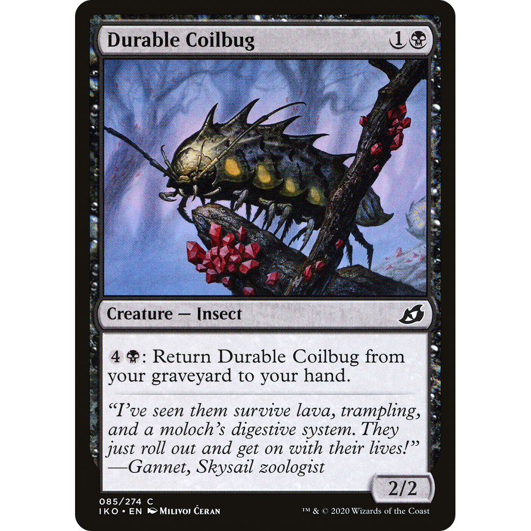 Durable Coilbug (IKO-085) - Ikoria: Lair of Behemoths Foil