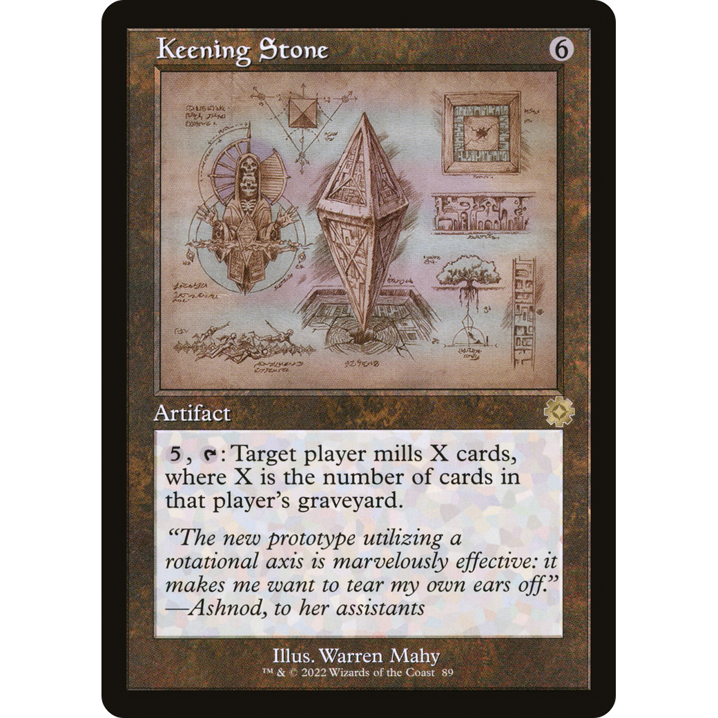 Keening Stone (Schematic) (BRR-089) - The Brothers' War Retro Artifacts