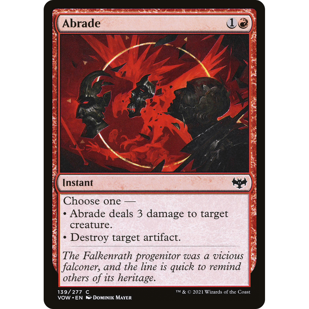 Abrade (VOW-139) - Innistrad: Crimson Vow