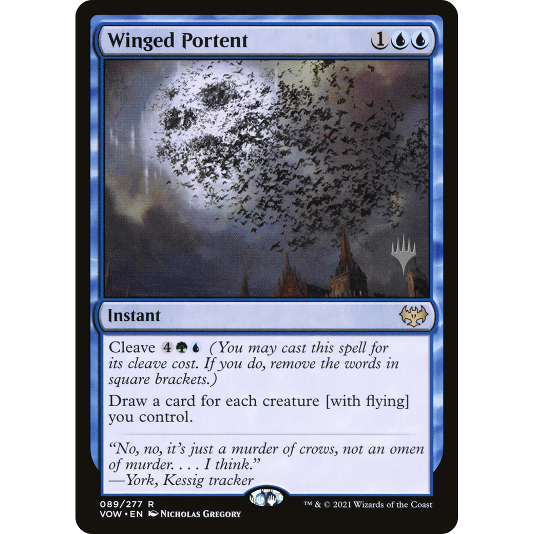 Winged Portent (PPNEO-) - Innistrad: Crimson Vow Promos