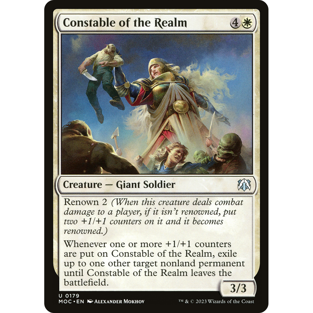 Constable of the Realm (MOC-179) - March of the Machine Commander