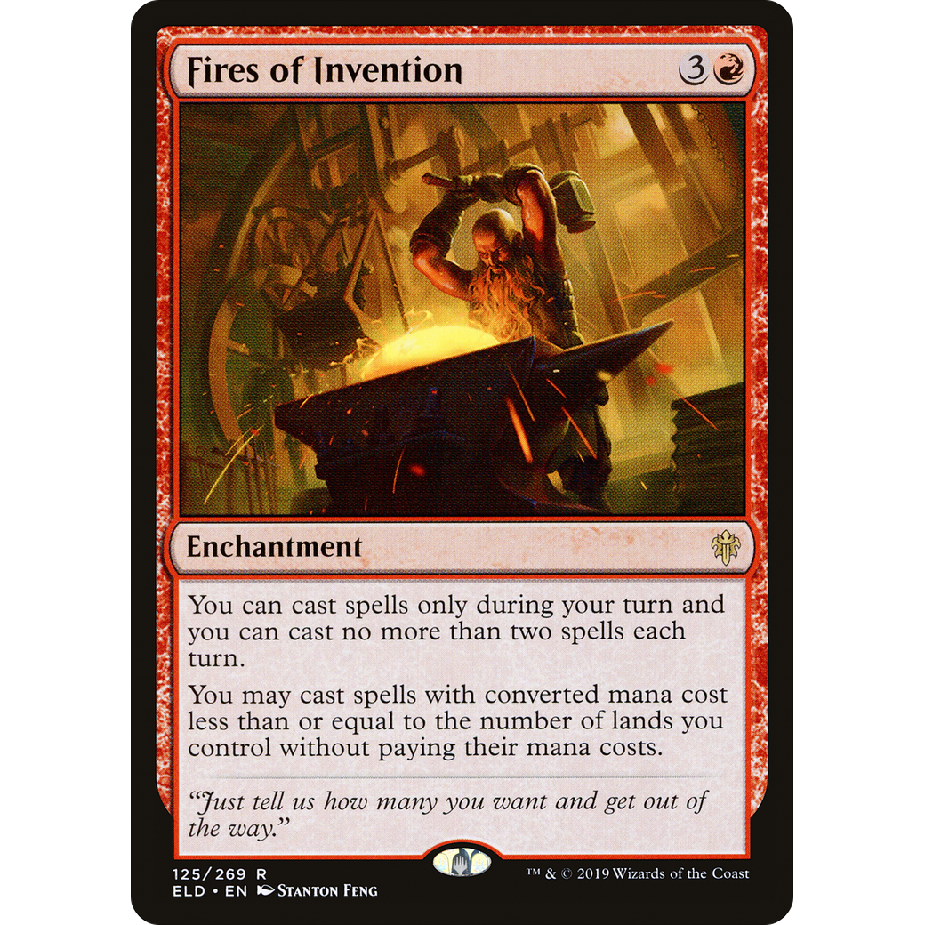 Fires of Invention (ELD-125) - Throne of Eldraine