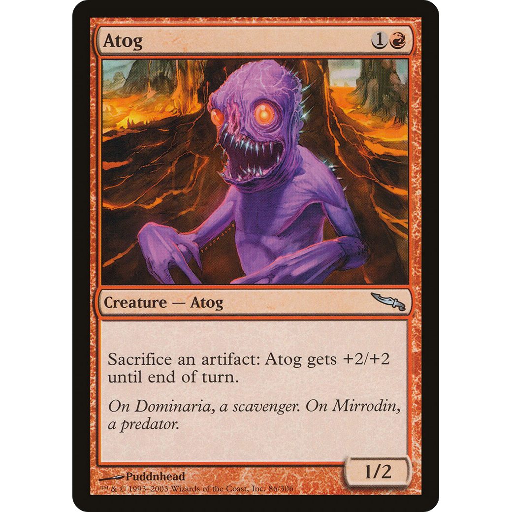 Atog (MRD-086) - Mirrodin Foil
