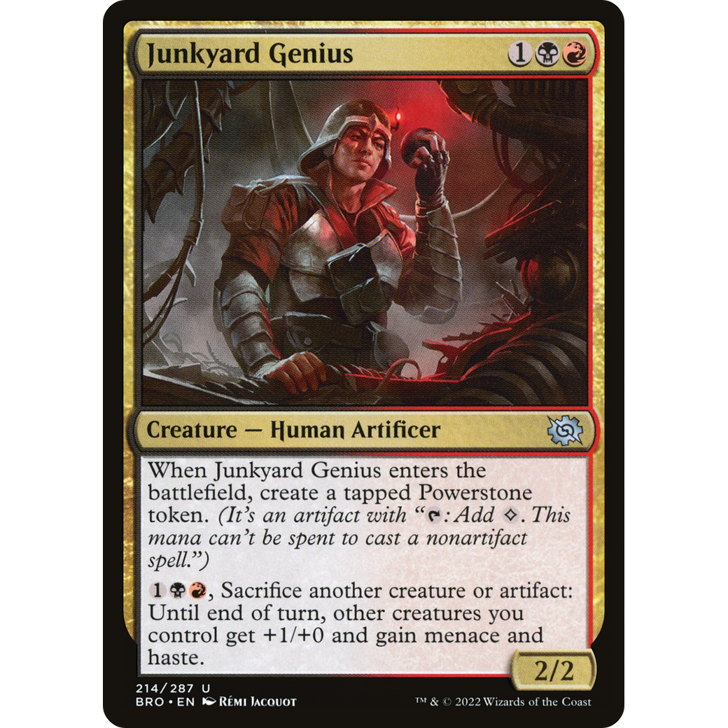 Junkyard Genius (BRO-214) - The Brothers' War Foil