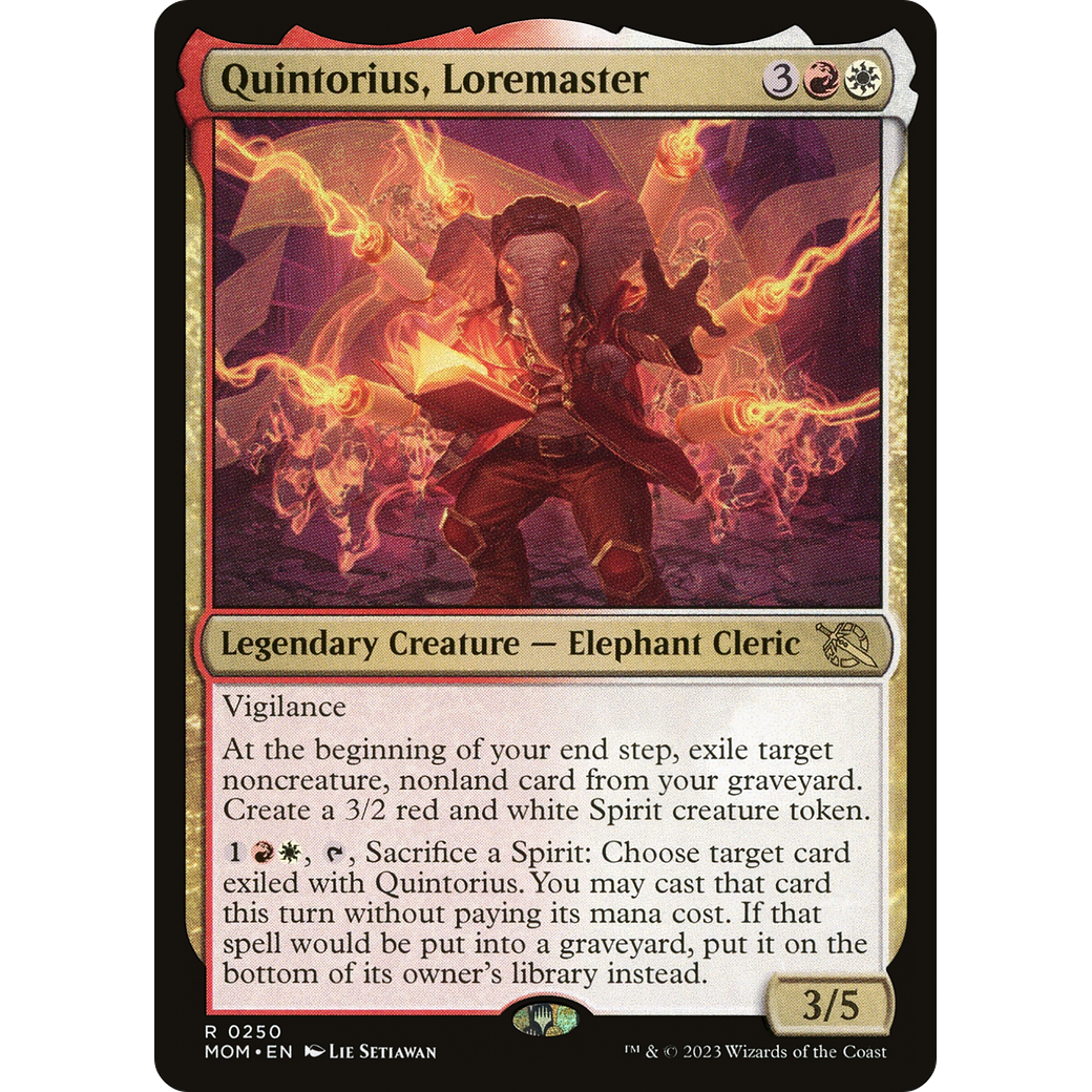 Quintorius, Loremaster (MOM-250) - March of the Machine