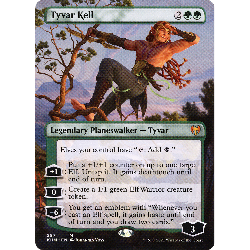 Tyvar Kell (Borderless) (KHM-287) - Kaldheim (Borderless)