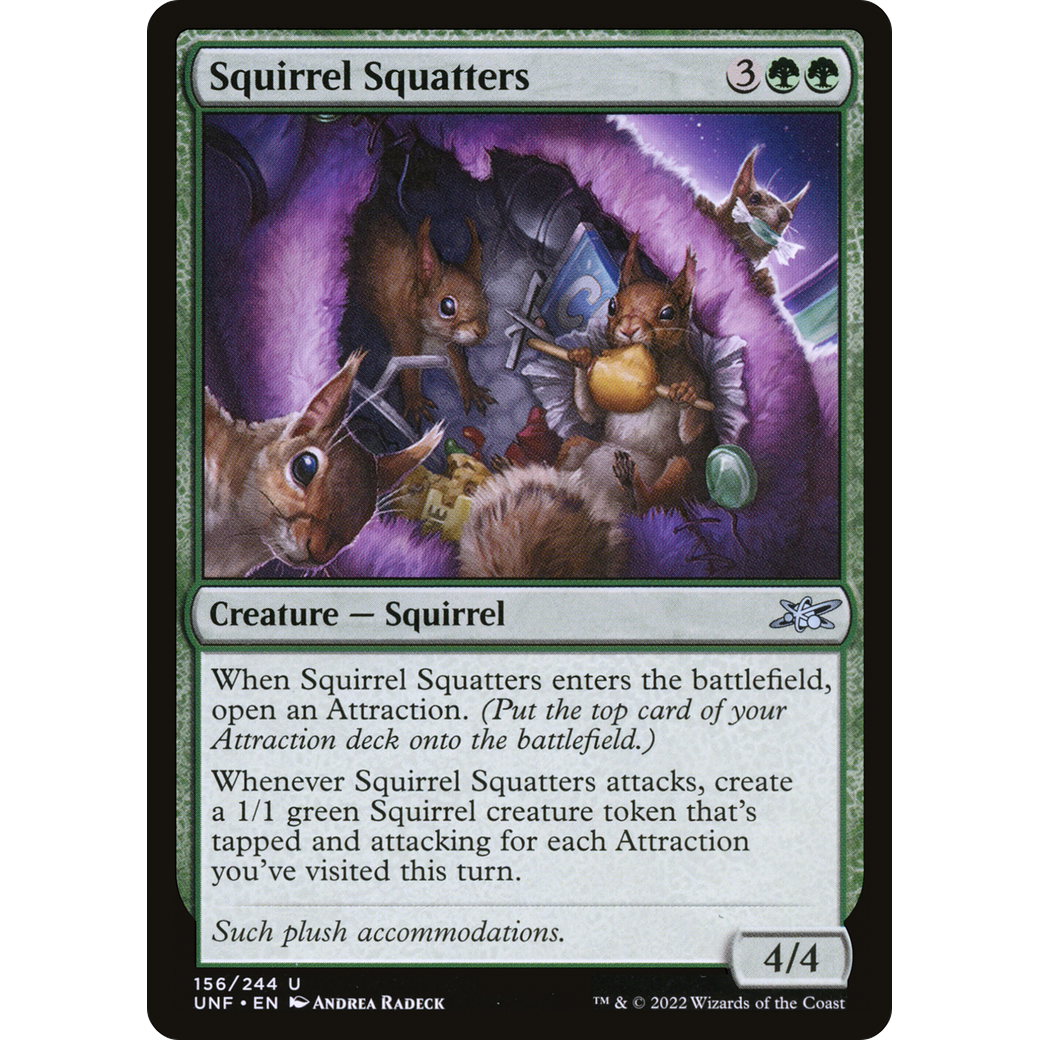 Squirrel Squatters (UNF-156) - Unfinity Foil