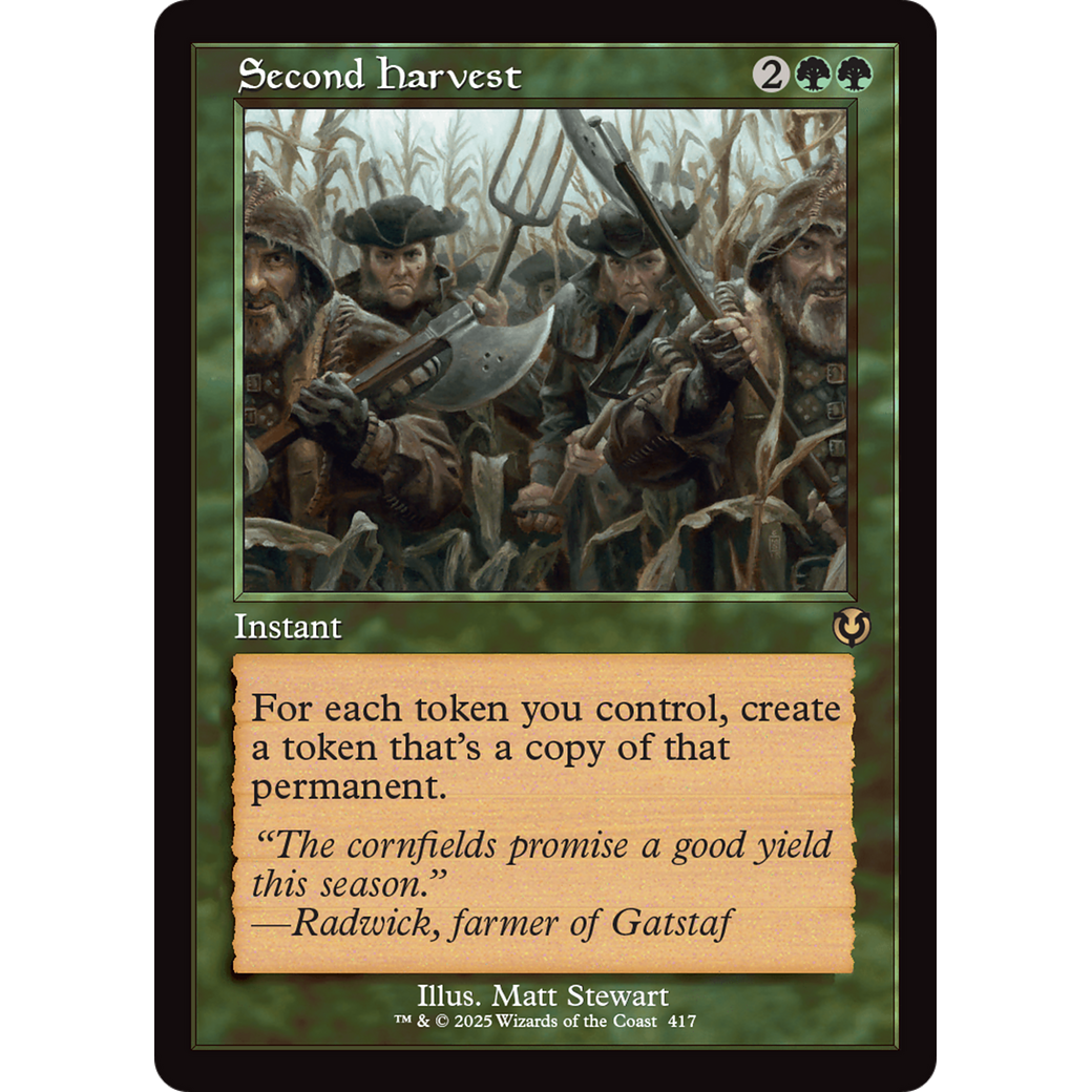 Second Harvest (INR-417) - Innistrad Remastered Foil