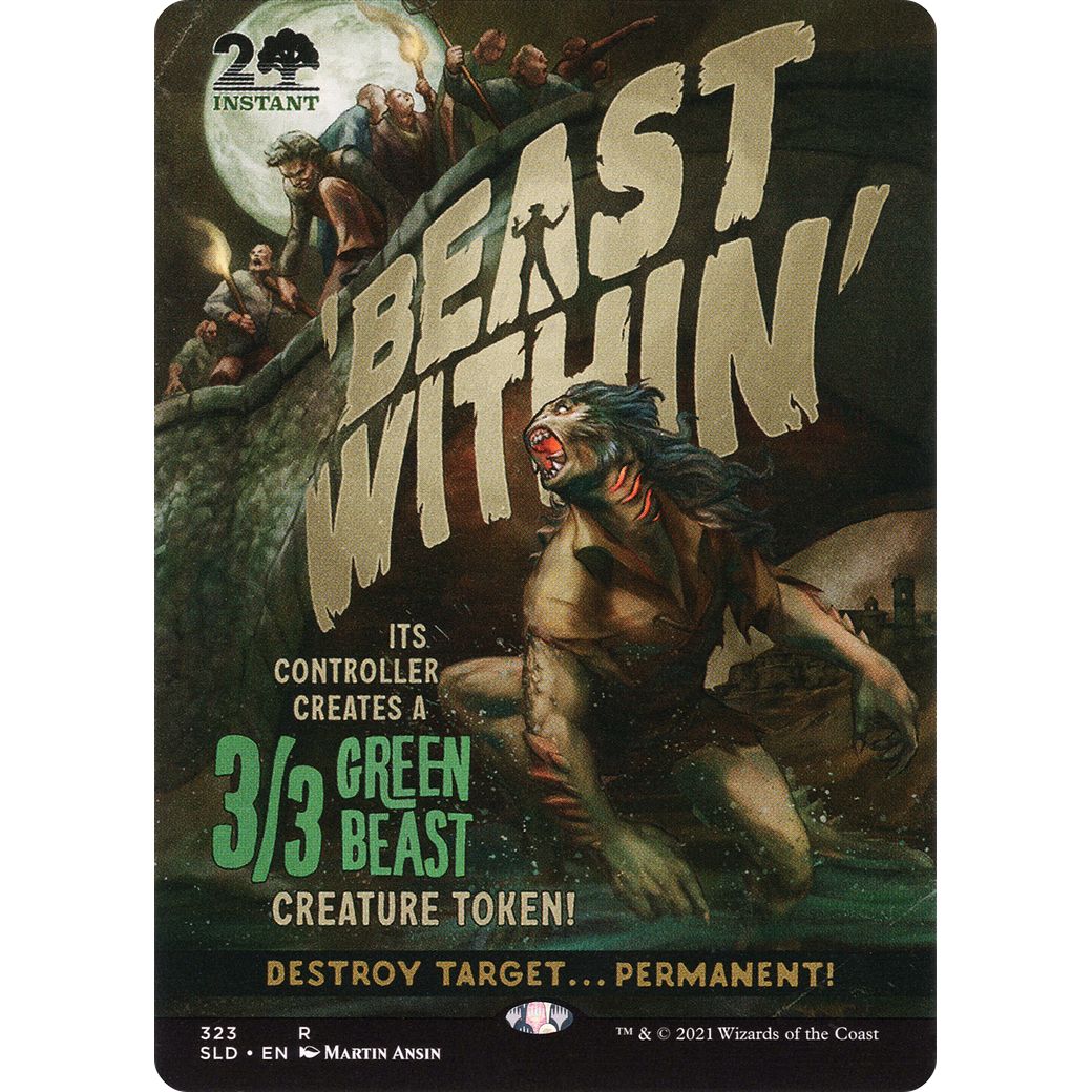 Beast Within (SLD-323) - Secret Lair Drop (Borderless) Foil