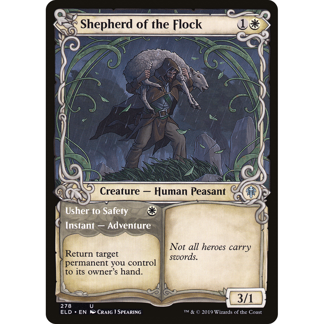 Shepherd of the Flock (Showcase) (ELD-278) - Throne of Eldraine: (Showcase)