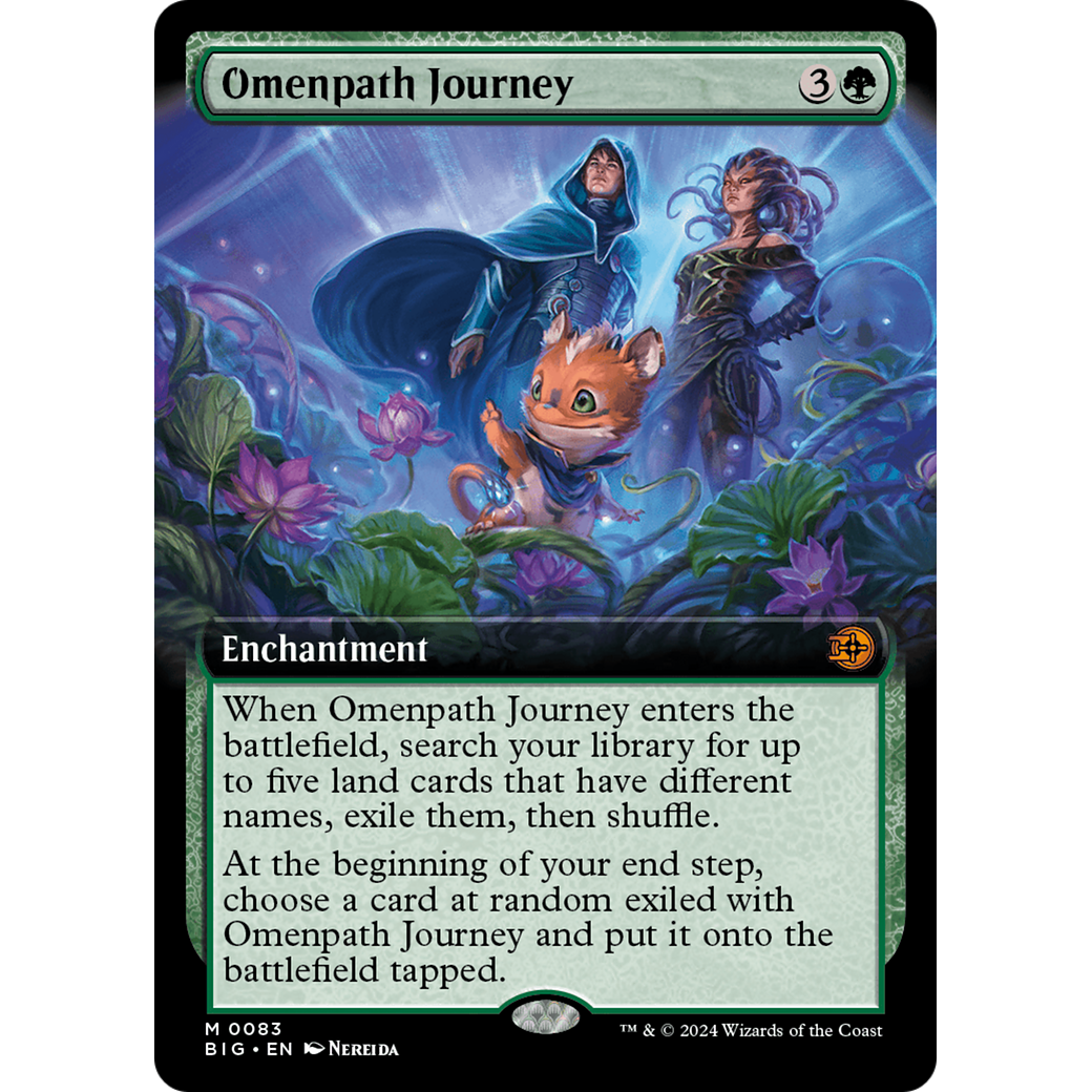 Omenpath Journey (Extended Art) (BIG-083) - The Big Score: (Extended Art) Foil
