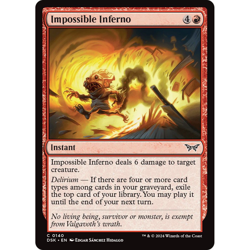 Impossible Inferno (DSK-140) - Duskmourn: House of Horror