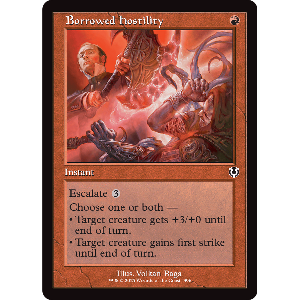 Borrowed Hostility (INR-396) - Innistrad Remastered Foil