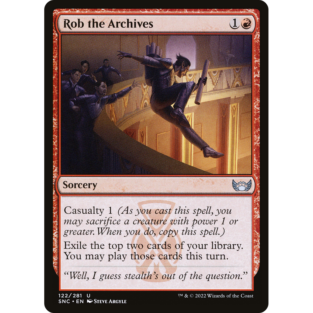 Rob the Archives (SNC-122) - Streets of New Capenna
