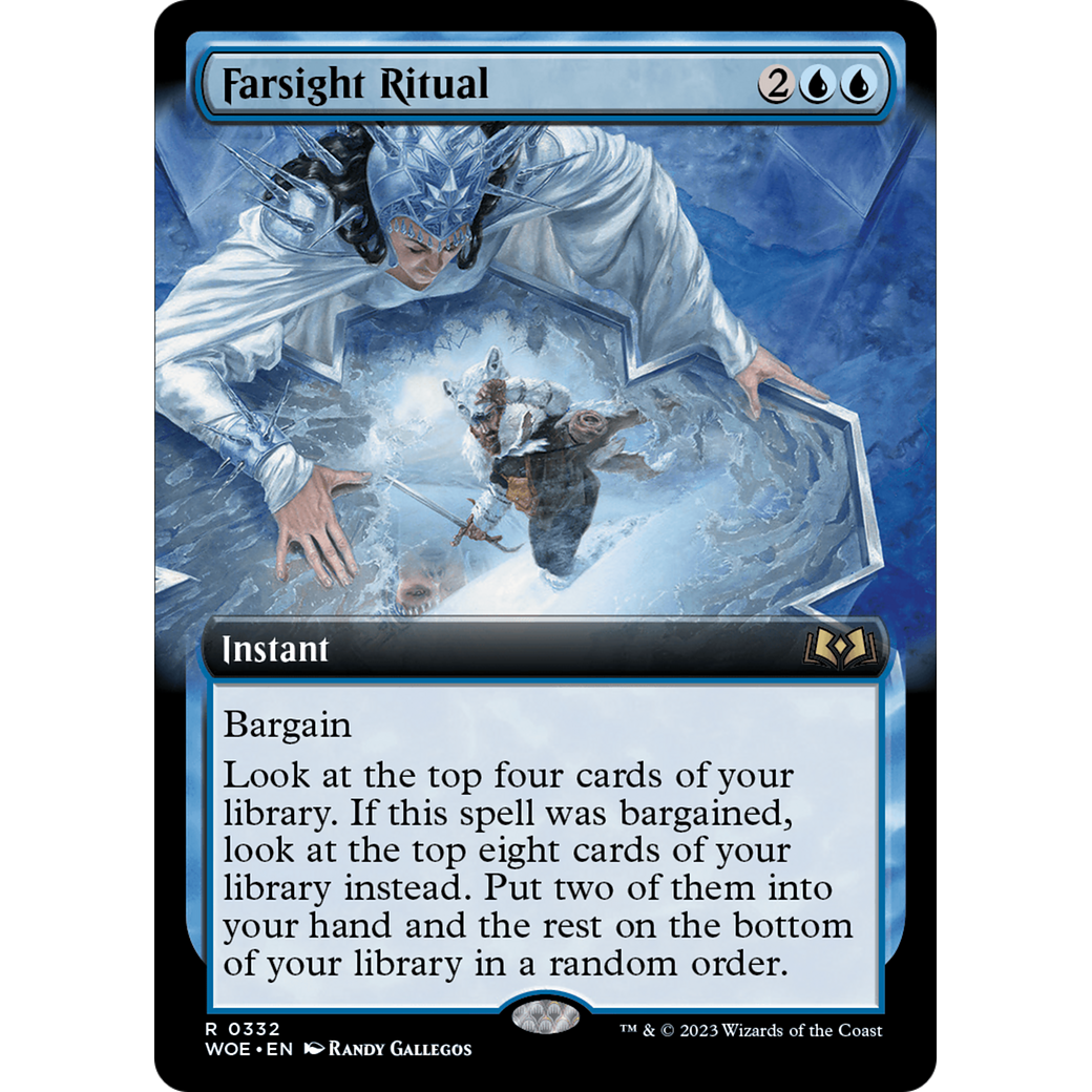Farsight Ritual (WOE-332) - Wilds of Eldraine: (Extended Art) Foil