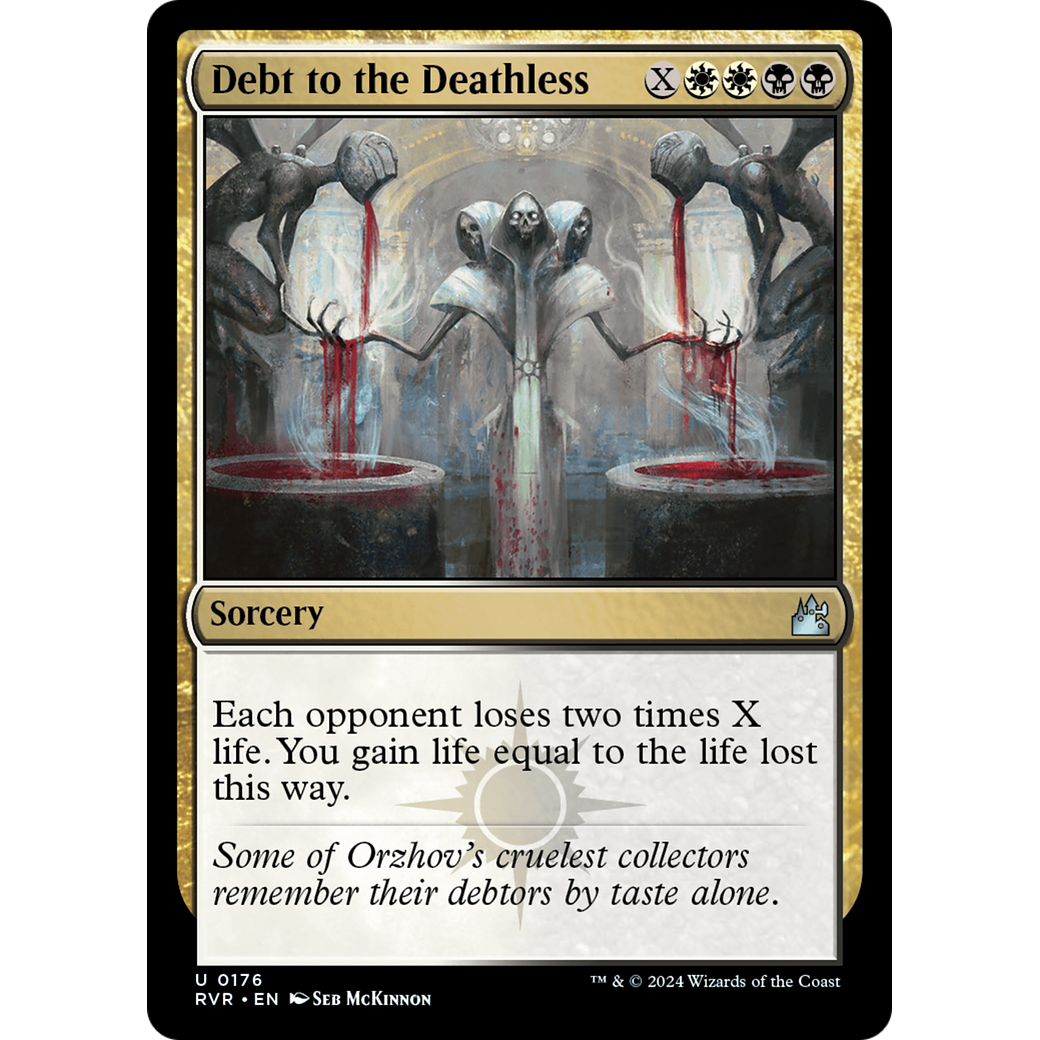 Debt to the Deathless (RVR-176) - Ravnica Remastered Foil