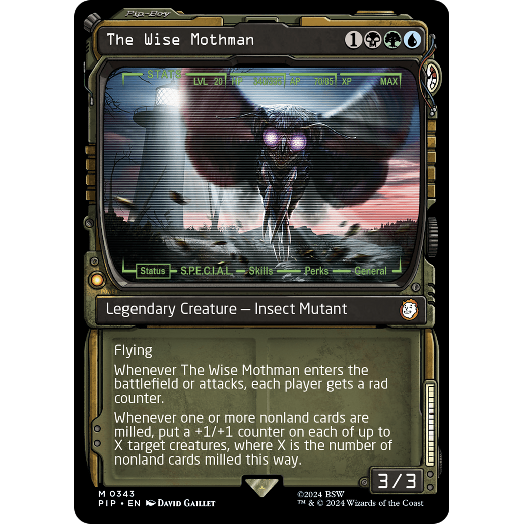 The Wise Mothman (PIP-343) - Fallout: (Showcase) Foil