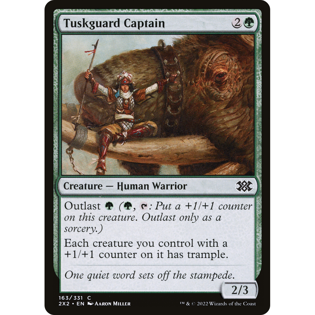 Tuskguard Captain (2X2-163) - Double Masters 2022 Foil