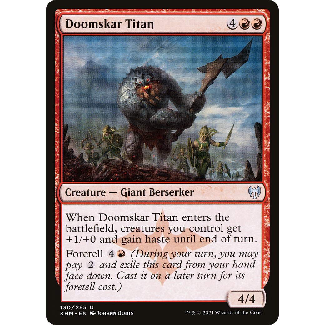 Doomskar Titan (KHM-130) - Kaldheim Foil