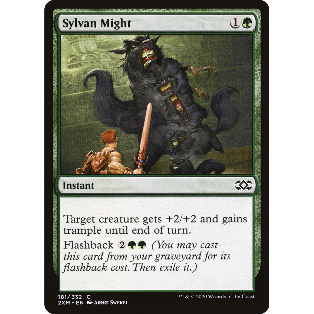 Sylvan Might (2XM-181) - Double Masters Foil