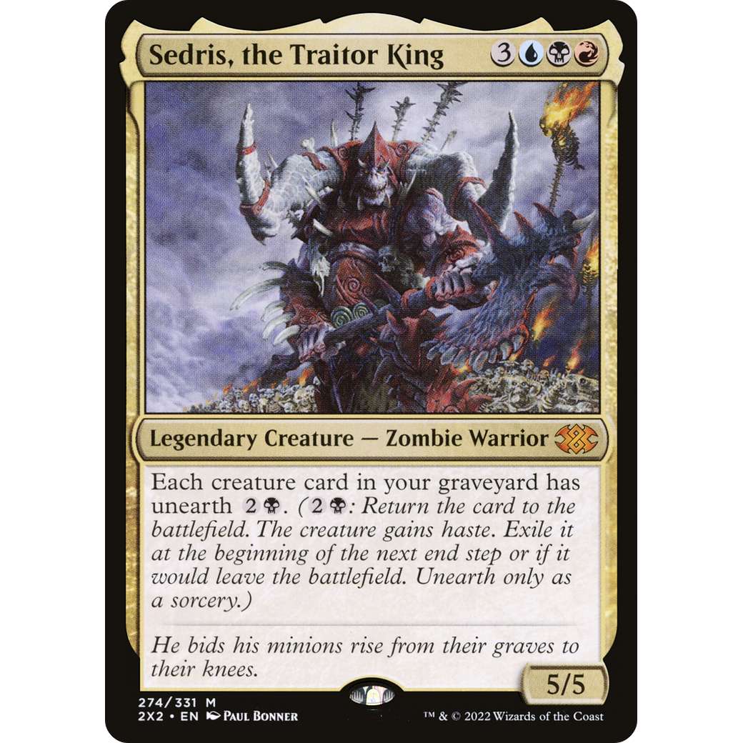 Sedris, the Traitor King (2X2-274) - Double Masters 2022