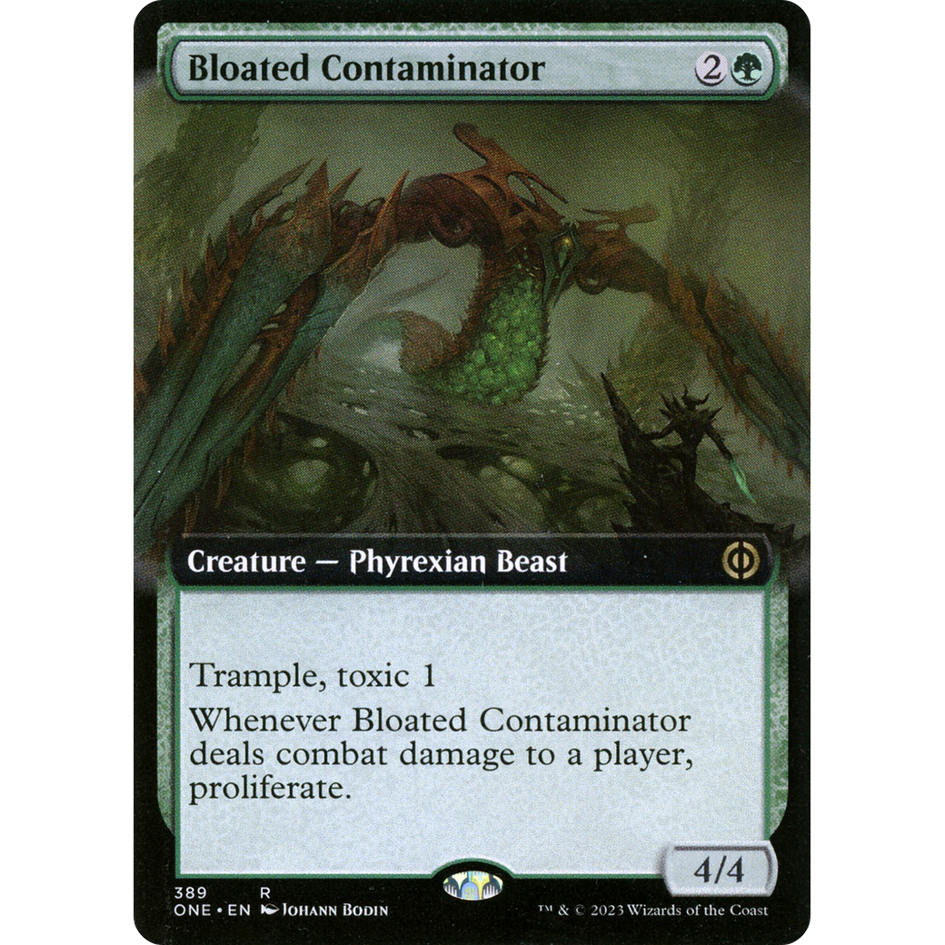 Bloated Contaminator (ONE-389) - Phyrexia: All Will Be One: (Extended Art) Foil