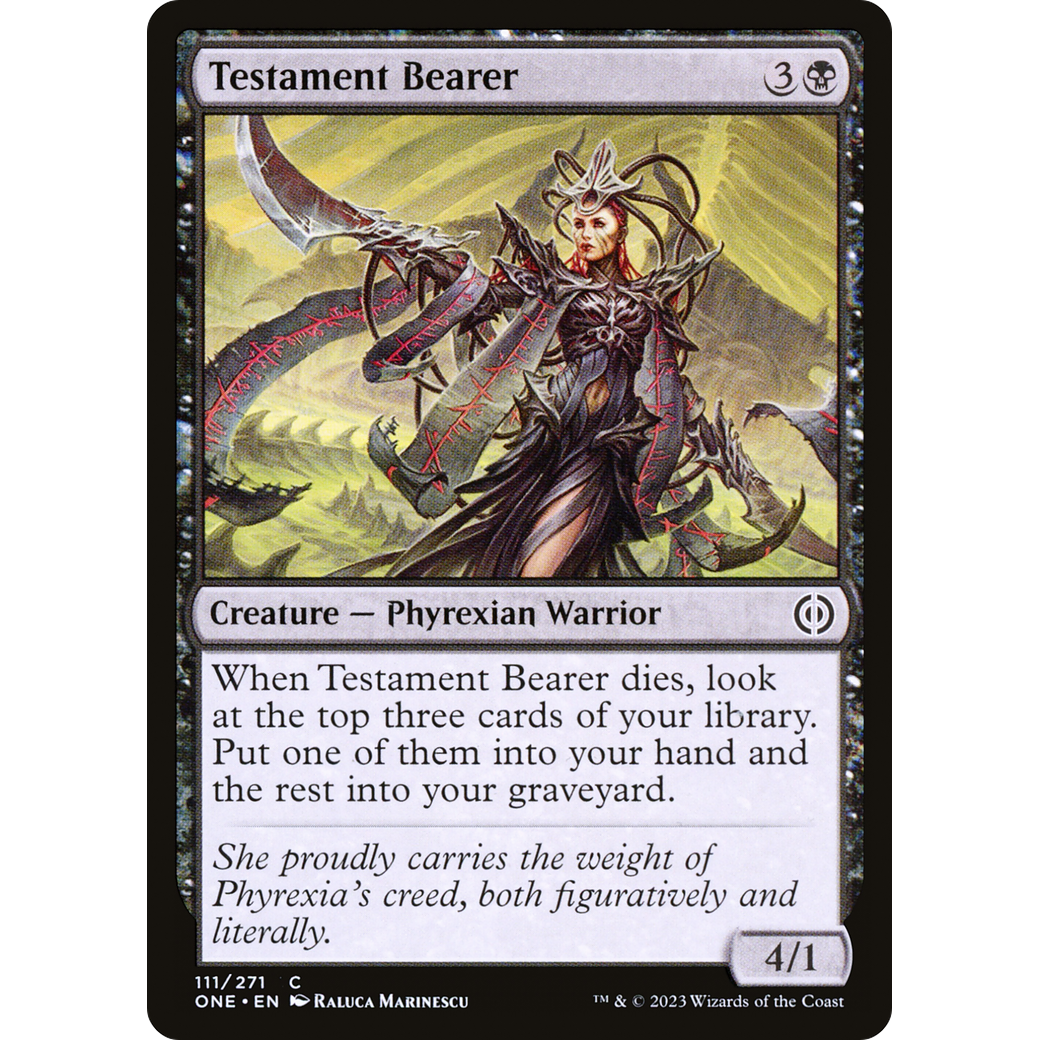 Testament Bearer (ONE-111) - Phyrexia: All Will Be One Foil