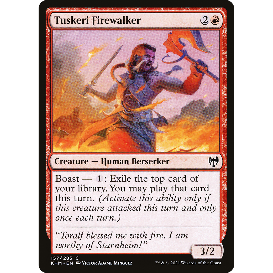Tuskeri Firewalker (KHM-157) - Kaldheim
