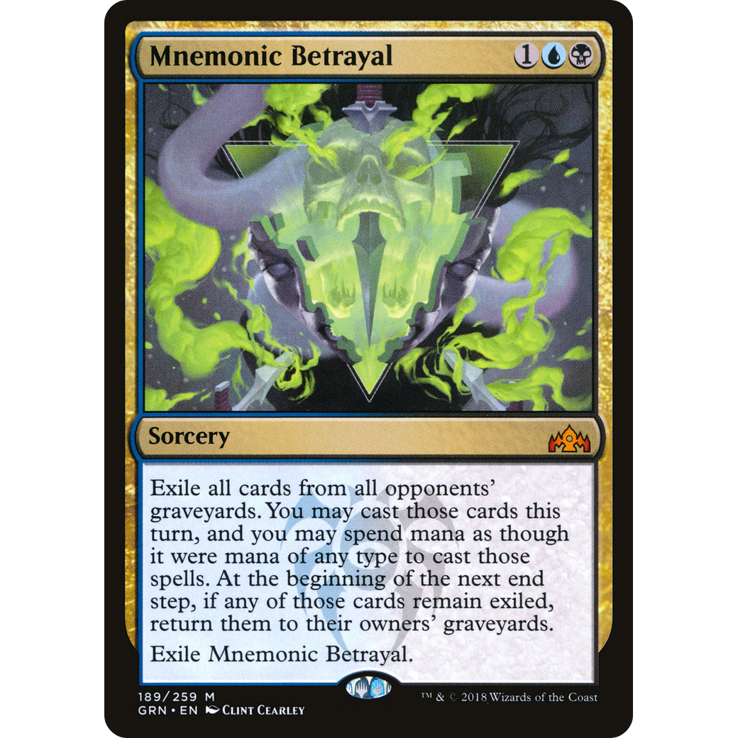 Mnemonic Betrayal (GRN-189) - Guilds of Ravnica Foil
