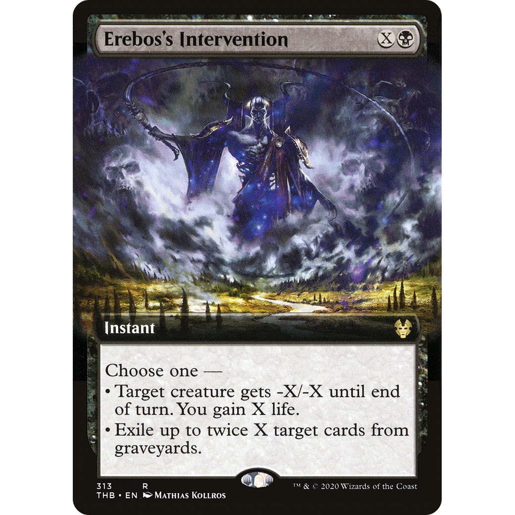 Erebos's Intervention (Extended Art) (THB-313) - Theros Beyond Death: (Extended Art) Foil