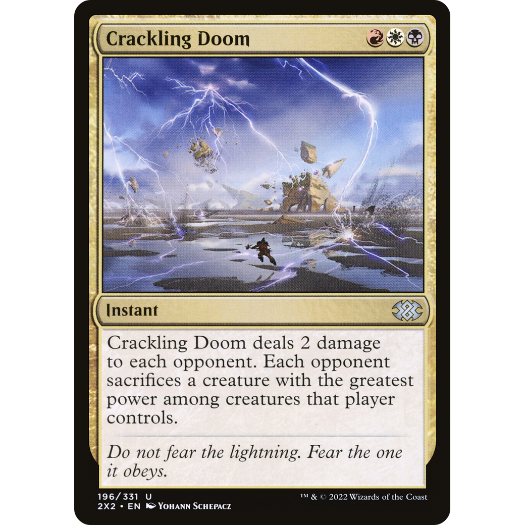 Crackling Doom (2X2-196) - Double Masters 2022