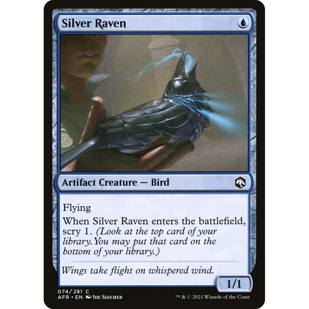 Silver Raven (AFR-074) - Adventures in the Forgotten Realms Foil