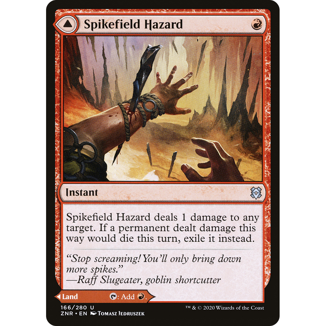 Spikefield Hazard (ZNR-166) - Zendikar Rising
