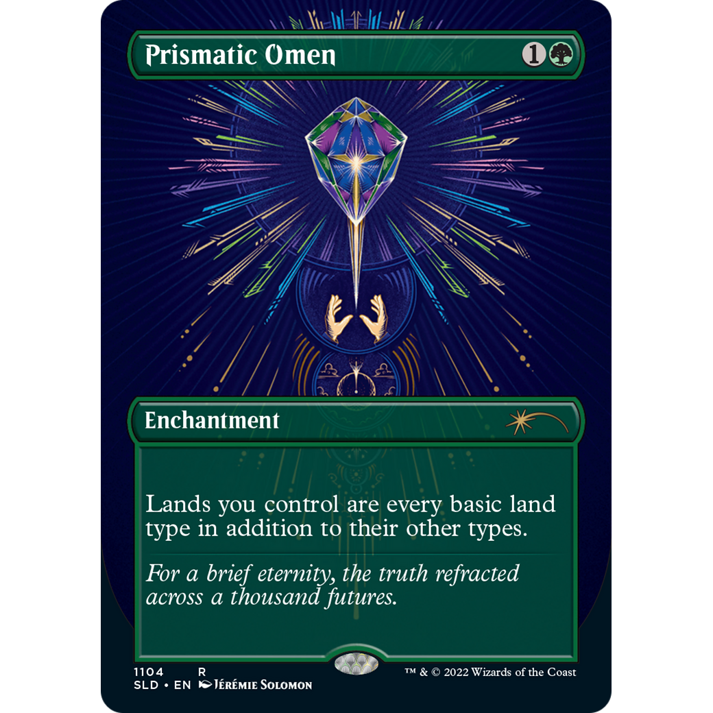 Prismatic Omen (Borderless) (SLD-1104) - Secret Lair Drop (Borderless) Foil