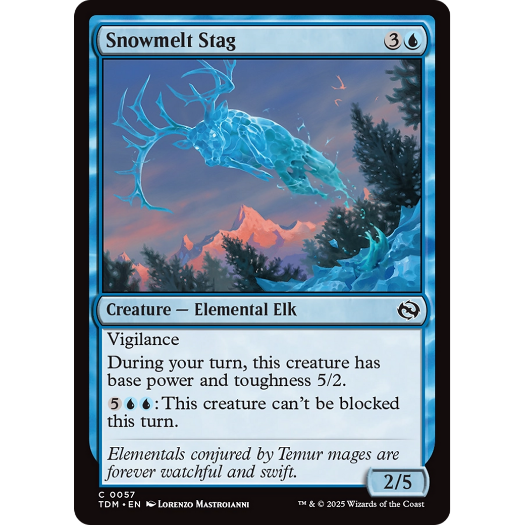 Snowmelt Stag (TDM-057) - Tarkir: Dragonstorm