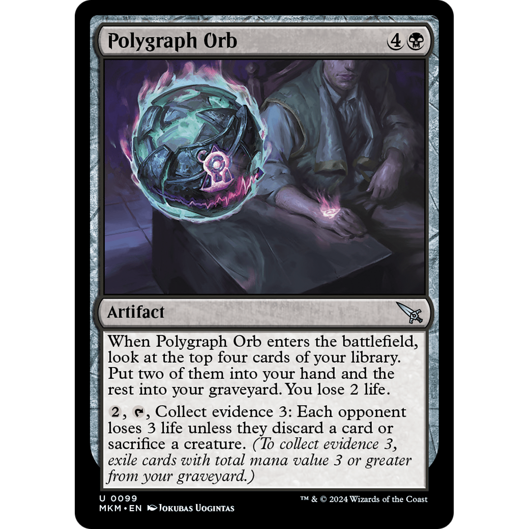 Polygraph Orb (MKM-099) - Murders at Karlov Manor Foil
