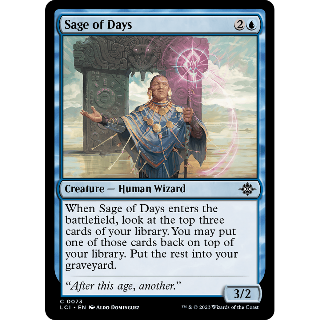 Sage of Days (LCI-073) - The Lost Caverns of Ixalan