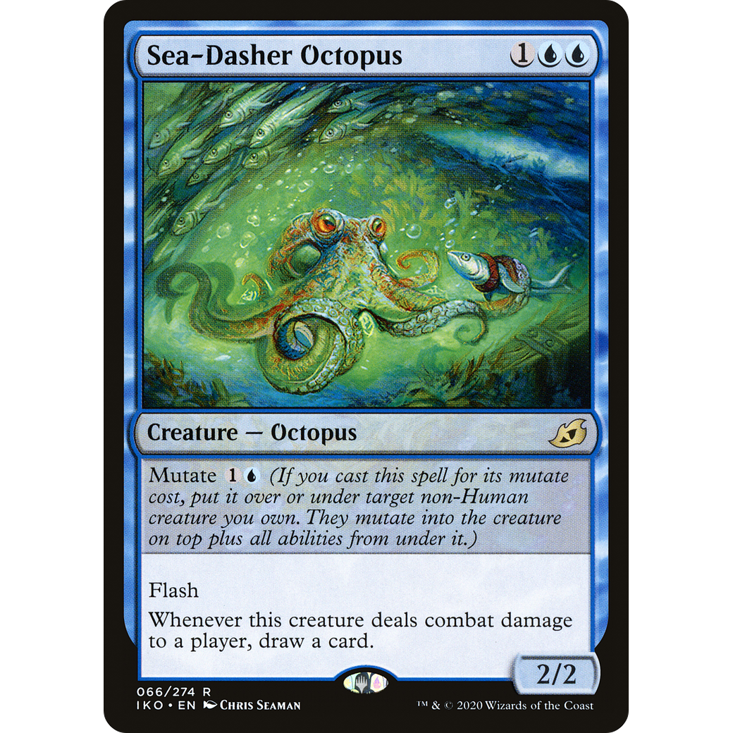 Sea-Dasher Octopus (IKO-066) - Ikoria: Lair of Behemoths