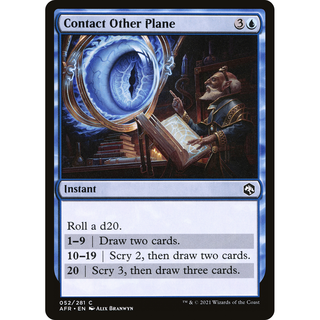 Contact Other Plane (AFR-052) - Adventures in the Forgotten Realms