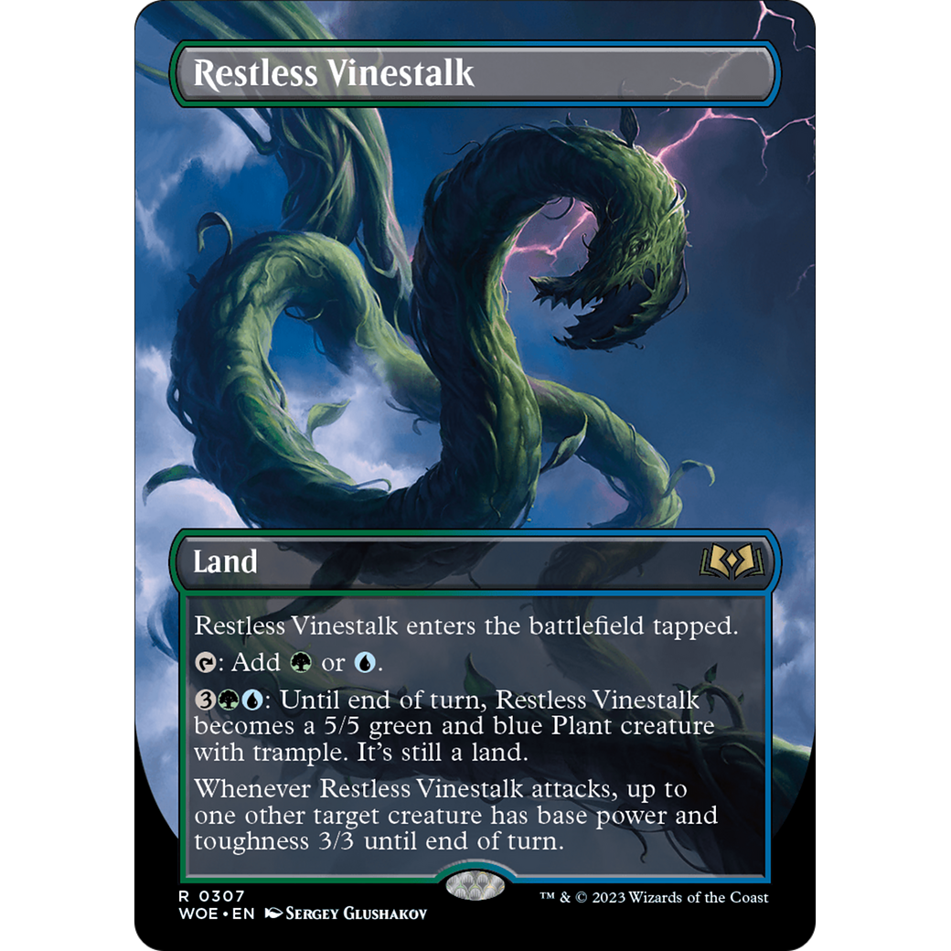 Restless Vinestalk (WOE-307) - Wilds of Eldraine (Borderless)