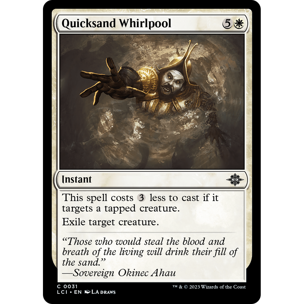 Quicksand Whirlpool (LCI-031) - The Lost Caverns of Ixalan