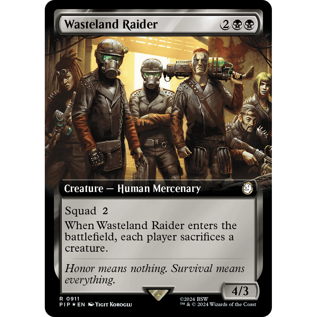 Wasteland Raider (PIP-911) - Fallout: (Extended Art) Foil
