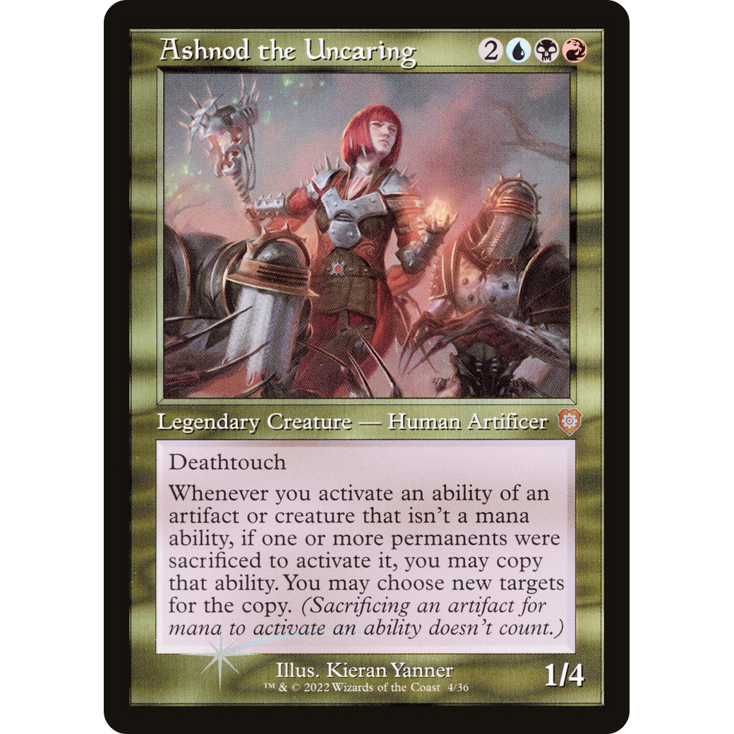 Ashnod the Uncaring (Retro Frame) (BRC-004) - The Brothers' War Commander