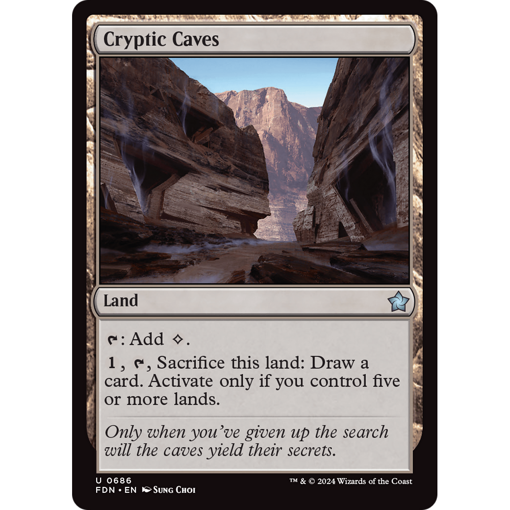 Cryptic Caves (FDN-686) - Foundations