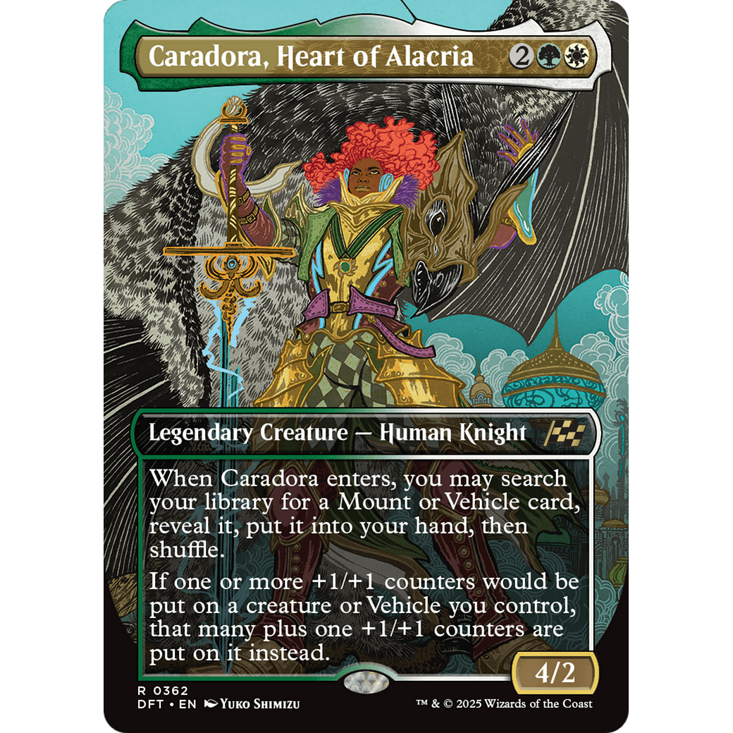Caradora, Heart of Alacria (DFT-362) - Aetherdrift (Borderless)